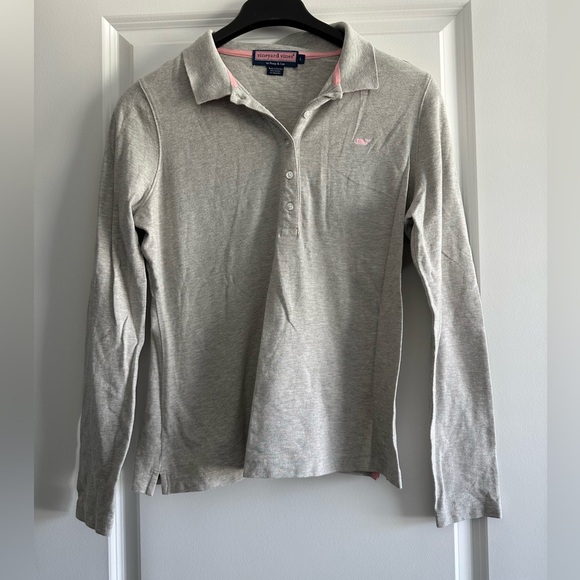 Vineyard Vines Tops - Vineyard vines long sleeve collar shirt size large
